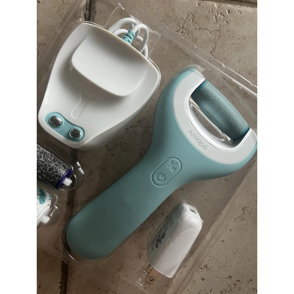 Amope Pedi Perfect Pro Rechargeable Foot File - Wet & Dry Callus Remover